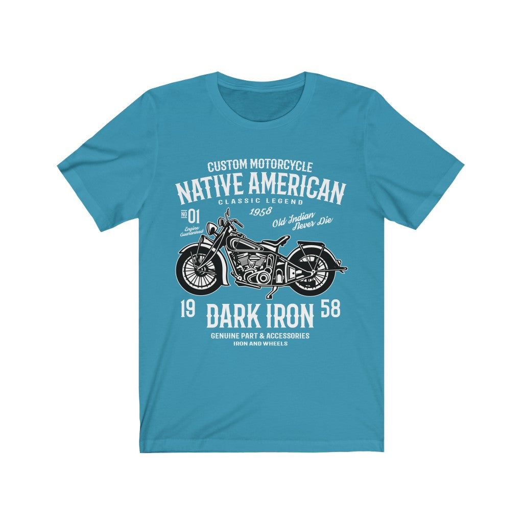 Custom Motorcycle Native American - Unisex Tee - Maas Tee