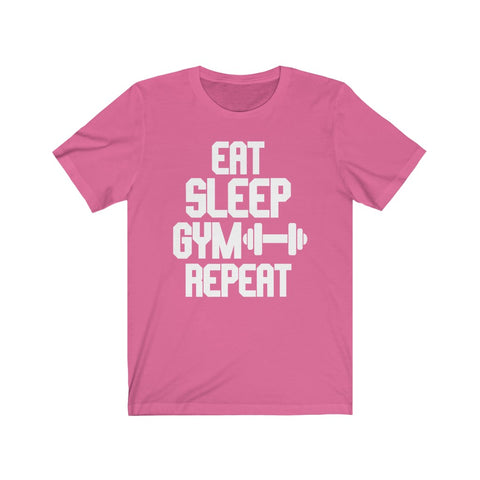 Image of Eat Sleep Gym Repeat - Unisex Tee - Maas Tee