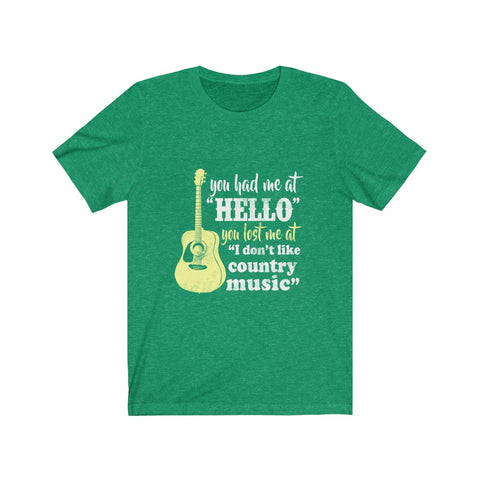 Image of I Don't Like Country Music - Unisex Tee