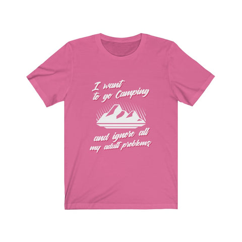 Image of I Want To Go Camping - Unisex Tee - Maas Tee