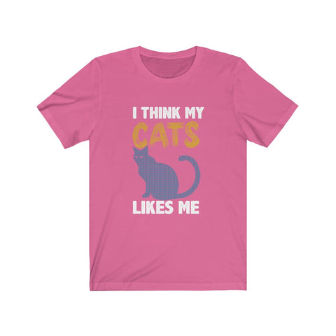 Image of I think my cats likes me - Unisex Tee - Maas Tee