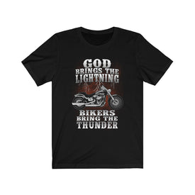Bikers Bring The Thunder - Unisex Tee - Maas Tee