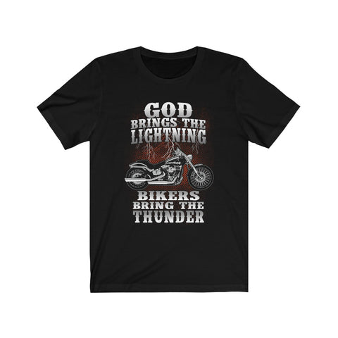 Image of Bikers Bring The Thunder - Unisex Tee - Maas Tee