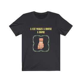 A cat makes a house a home