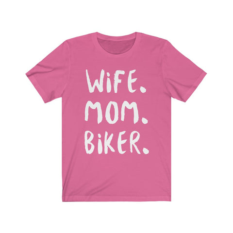 Image of Wife Mom Biker - Unisex Tee - Maas Tee