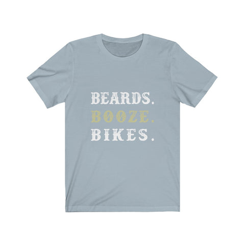 Image of Beards Booze Bikes - Unisex Tee - Maas Tee